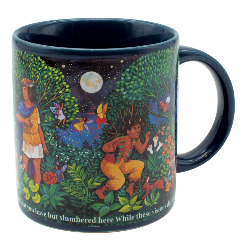 2 Midsummer Night's Dream Coffee Mug Tea Cups outlet 14oz Shakespeare by Sadler England