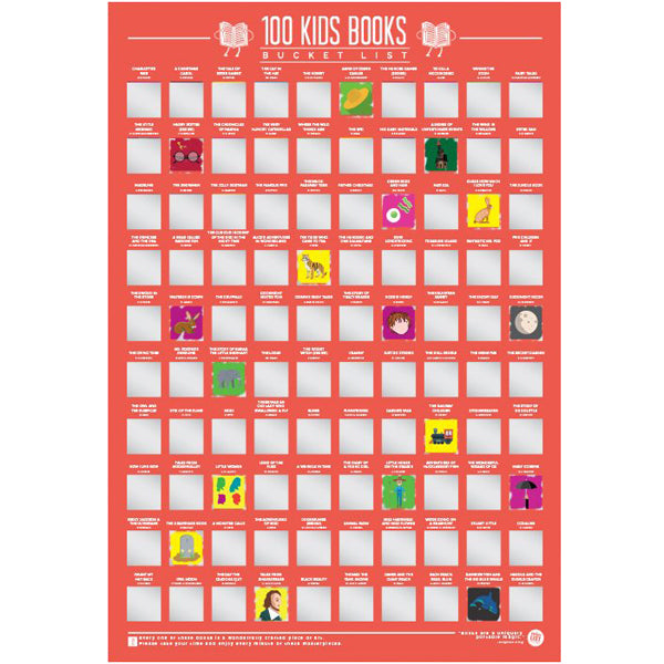 Bucket List Scratch Poster, NOVELOGUES KIDS