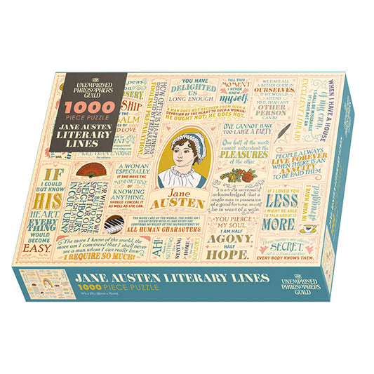 Jane Austen Quotations 1000 Piece Jigsaw Puzzle