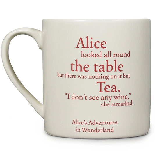 Curiouser and Curiouser Alice in Wonderland Mug