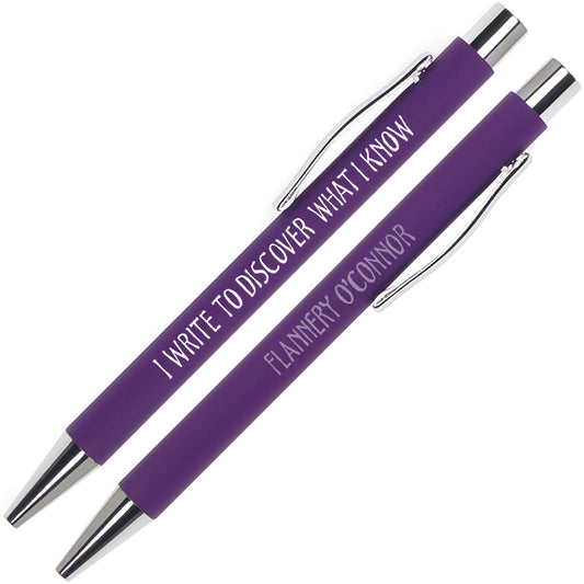 Flannery O'Connor Writerly Quote Pen