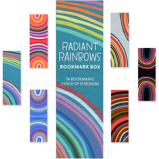 Radiant Rainbow Bookmark Box