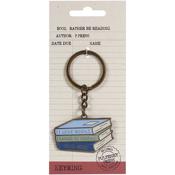 Rather Be Reading Keyring