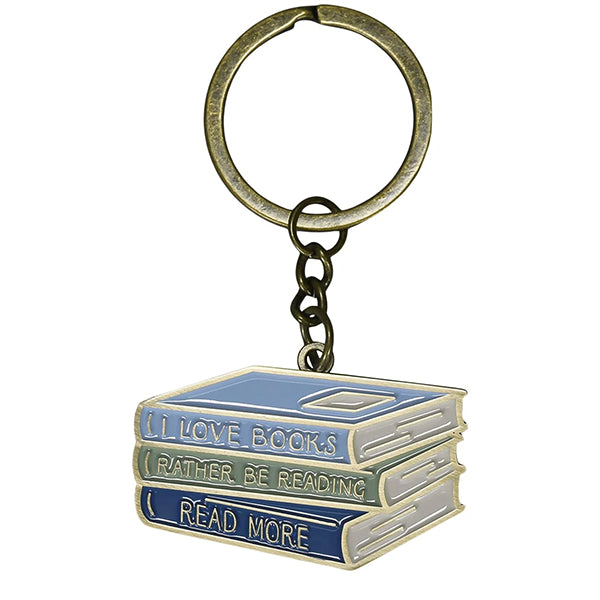 Rather Be Reading Keyring