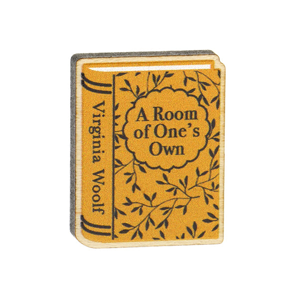 A Room of One's Own Wooden Brooch