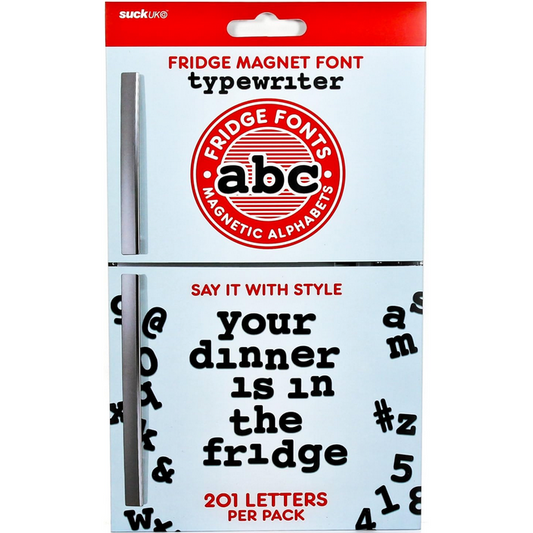 Fridge Fonts - Typewiter Fridge Magnets