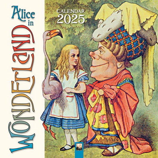 Alice in Wonderland 2025 Wall Calendar