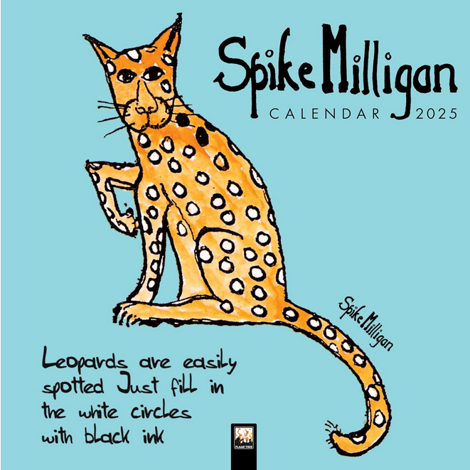 Spike Milligan 2025 Wall Calendar