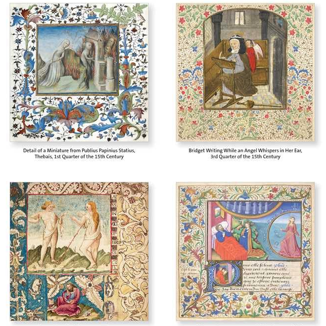 British Library Illuminated Manuscripts Wall Calendar 2025