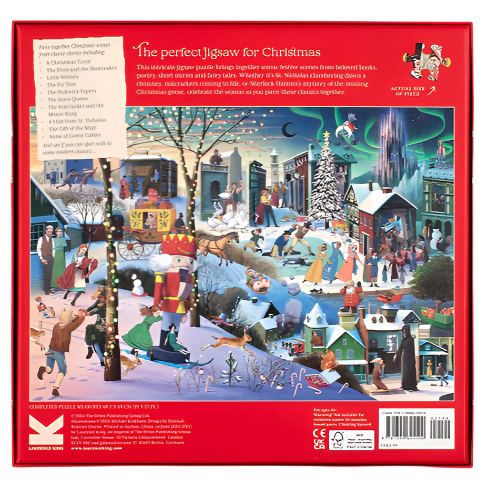 A Book Lover's Christmas 1000-piece Jigsaw Puzzle