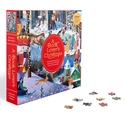 A Book Lover's Christmas 1000-piece Jigsaw Puzzle