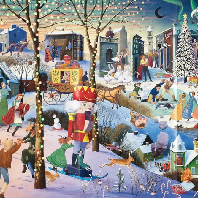 A Book Lover's Christmas 1000-piece Jigsaw Puzzle