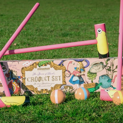 Alice in Wonderland Flamingo Croquet Game Set