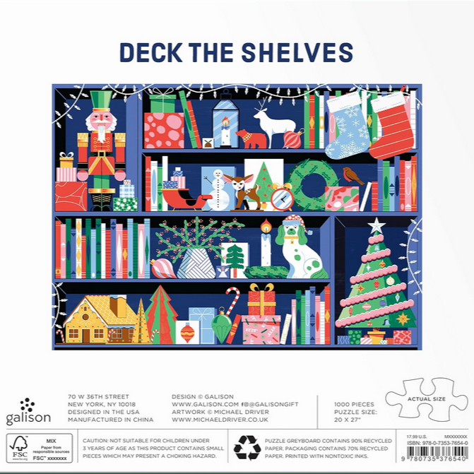 Deck The Shelves 1000 Piece Jigsaw Puzzle