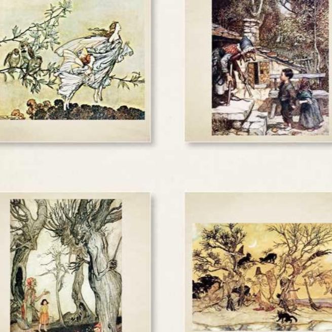 Arthur Rackham 2025 Wall Calendar