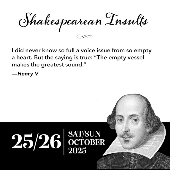 Shakespearean Insults 2025 Page-a-Day Calendar