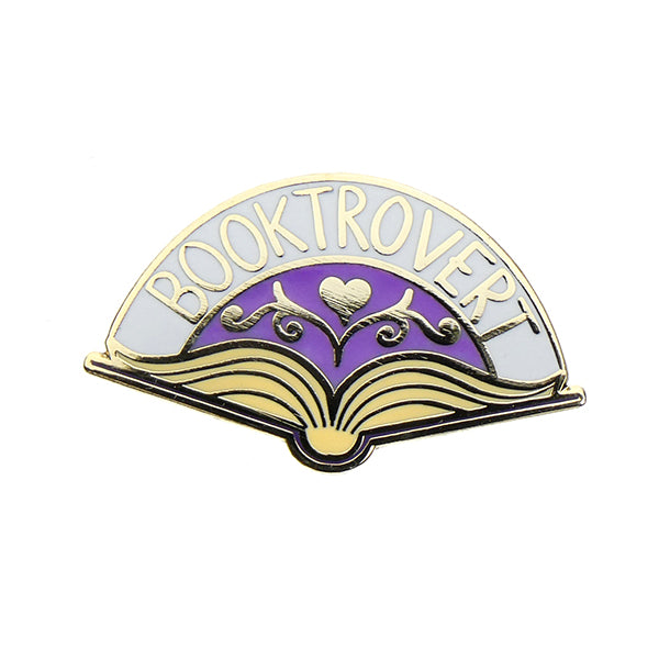 Booktrovert Enamel Pin