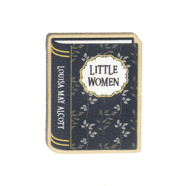 Little Women Wooden Brooch