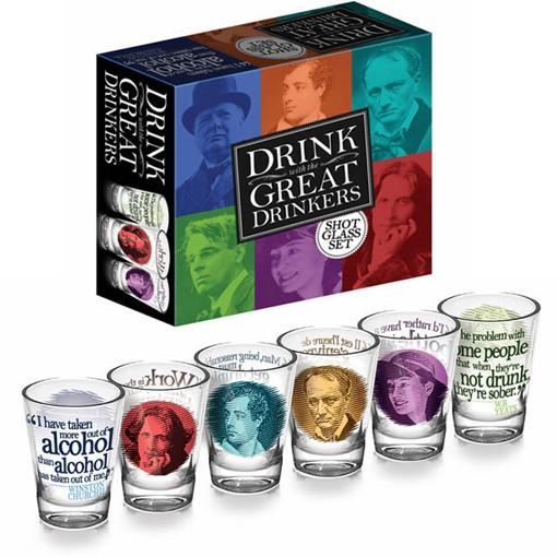 Great Drinkers Shot Glasses