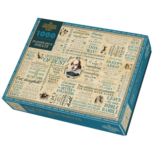 Shakespearean Insults 1000-Piece Jigsaw Puzzle