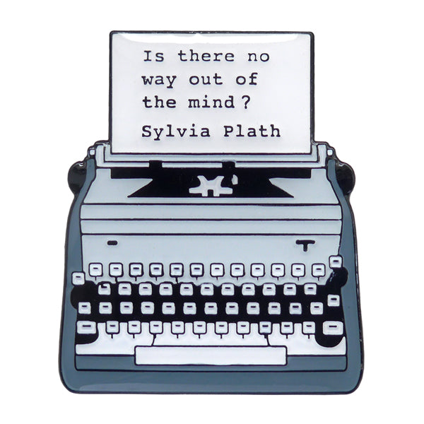 Sylvia Plath Enamel Pin The Literary T Company